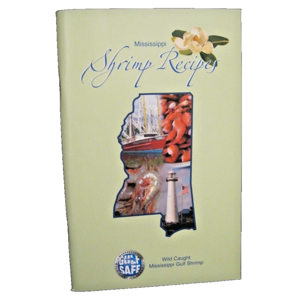 MISSISSIPPI SHRIMP RECIPES Softcover Cookbook DEPARTMENT OF MARINE RESOURCES New